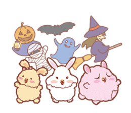 Kawaii Rabbits / Halloween sticker #1063558