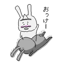 rabbit stickers sticker #1063695