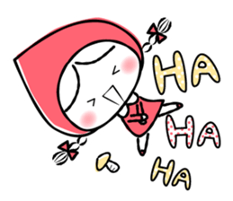 Little Red Cap in the Forest sticker #1063782