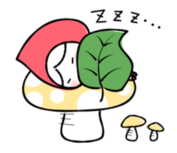 Little Red Cap in the Forest sticker #1063789