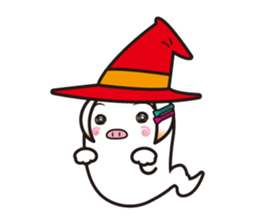 Life of the pig high school girl sticker #1064127