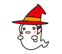 Life of the pig high school girl sticker #1064127