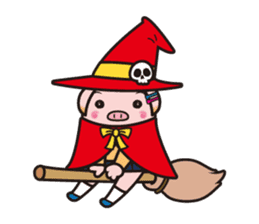 Life of the pig high school girl sticker #1064132