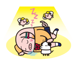 Life of the pig high school girl sticker #1064136