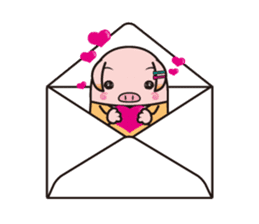 Life of the pig high school girl sticker #1064141