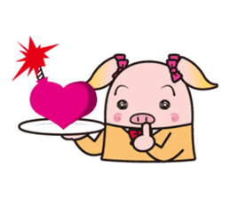 Life of the pig high school girl sticker #1064153