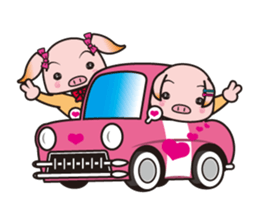 Life of the pig high school girl sticker #1064154