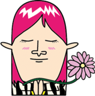 With a soft look... sticker #1064550