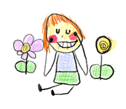 Lovely Children Art sticker #1064699