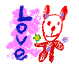 Lovely Children Art sticker #1064700
