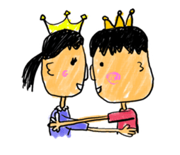 Lovely Children Art sticker #1064703