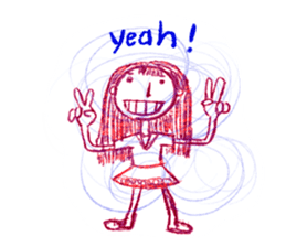 Lovely Children Art sticker #1064705