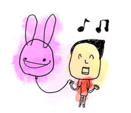 Lovely Children Art sticker #1064706