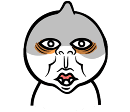 Let's become stronger!Mochi man PUCHU !2 sticker #1064755