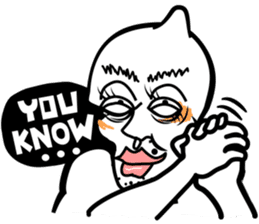 Let's become stronger!Mochi man PUCHU !2 sticker #1064785