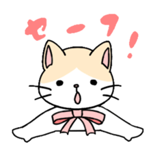 Ribbon Cat No.2 sticker #1064867