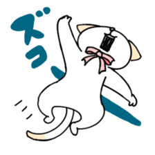 Ribbon Cat No.2 sticker #1064897