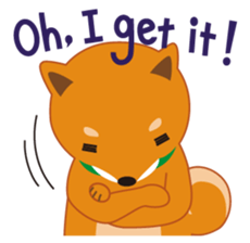 Shiba Inu "Musashi"(English) sticker #1065270