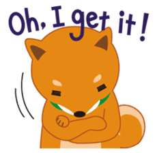 Shiba Inu "Musashi"(English) sticker #1065270