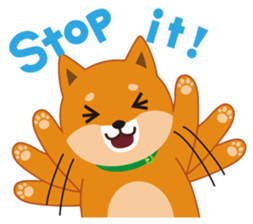 Shiba Inu "Musashi"(English) sticker #1065275