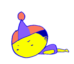 I am colorful boy sticker #1065791