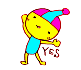 I am colorful boy sticker #1065794