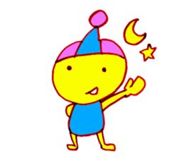 I am colorful boy sticker #1065796