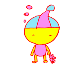 I am colorful boy sticker #1065797