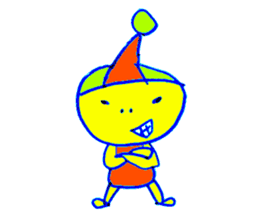 I am colorful boy sticker #1065799