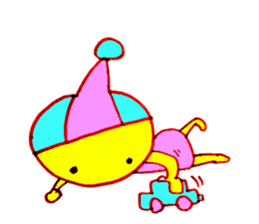 I am colorful boy sticker #1065800