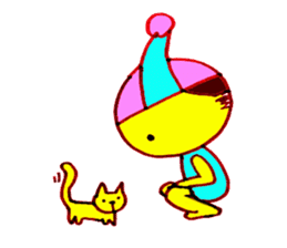 I am colorful boy sticker #1065801