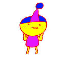 I am colorful boy sticker #1065802