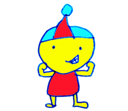 I am colorful boy sticker #1065807