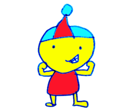 I am colorful boy sticker #1065807