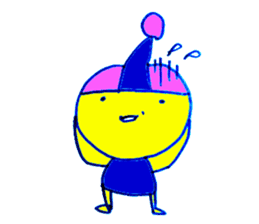 I am colorful boy sticker #1065809