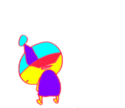 I am colorful boy sticker #1065811