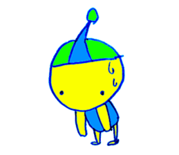 I am colorful boy sticker #1065813