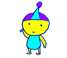 I am colorful boy sticker #1065814