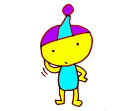 I am colorful boy sticker #1065815