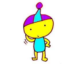 I am colorful boy sticker #1065815