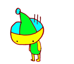 I am colorful boy sticker #1065816