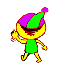 I am colorful boy sticker #1065820