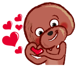 Super funny Poodle-2 sticker #1066792