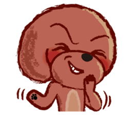 Super funny Poodle-2 sticker #1066793