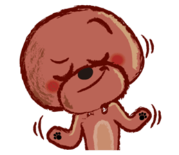 Super funny Poodle-2 sticker #1066794