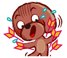 Super funny Poodle-2 sticker #1066808