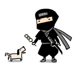 EDO Sticker -Ninja,Samurai,dog&cat sticker #1066909