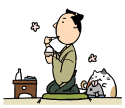 EDO Sticker -Ninja,Samurai,dog&cat sticker #1066934