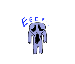 gray alien sticker #1067111