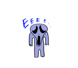 gray alien sticker #1067111